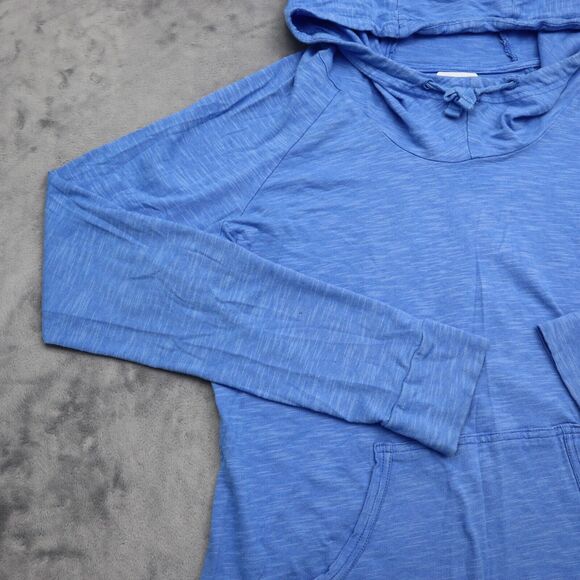 Columbia Hoodie Jacket Womens M Blue Workout Sweater Pullover Athletic - Picture 9 of 16
